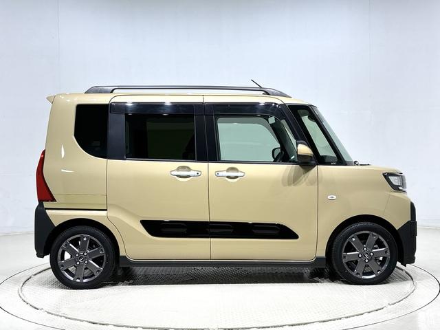 タントファンクロスターボ　バックモニター対応カメラ　シートヒーターＬＥＤオートライト　パワースライドドアウェルカムオープン機能　電動パーキングブレーキ　運転席助手席シートヒーター　アルミホイール　キーフリーシステム　　オート電動格納式ドアミラー（広島県）の中古車