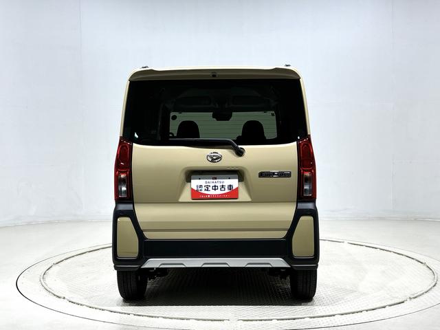 タントファンクロスターボ　バックモニター対応カメラ　シートヒーターＬＥＤオートライト　パワースライドドアウェルカムオープン機能　電動パーキングブレーキ　運転席助手席シートヒーター　アルミホイール　キーフリーシステム　　オート電動格納式ドアミラー（広島県）の中古車