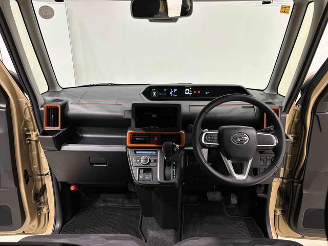 タントファンクロスターボ　バックモニター対応カメラ　シートヒーターＬＥＤオートライト　パワースライドドアウェルカムオープン機能　電動パーキングブレーキ　運転席助手席シートヒーター　アルミホイール　キーフリーシステム　　オート電動格納式ドアミラー（広島県）の中古車