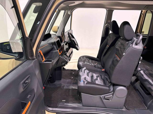 タントファンクロスターボ　バックモニター対応カメラ　シートヒーターＬＥＤオートライト　パワースライドドアウェルカムオープン機能　電動パーキングブレーキ　運転席助手席シートヒーター　アルミホイール　キーフリーシステム　　オート電動格納式ドアミラー（広島県）の中古車