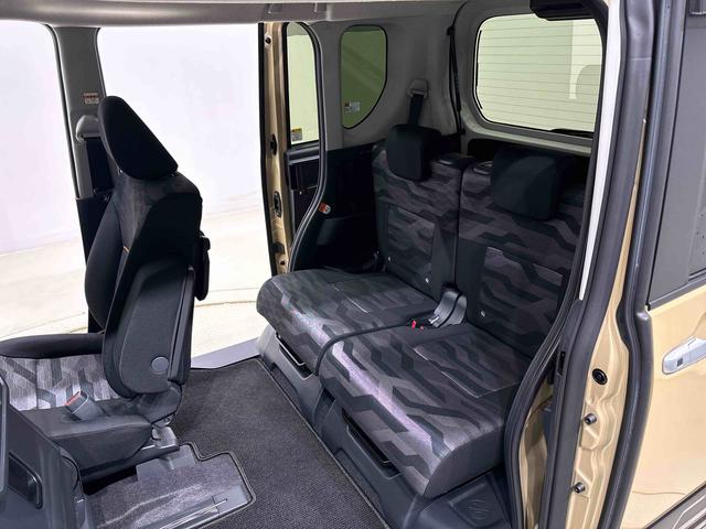 タントファンクロスターボ　バックモニター対応カメラ　シートヒーターＬＥＤオートライト　パワースライドドアウェルカムオープン機能　電動パーキングブレーキ　運転席助手席シートヒーター　アルミホイール　キーフリーシステム　　オート電動格納式ドアミラー（広島県）の中古車