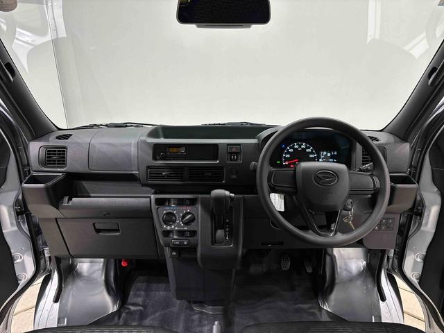 ハイゼットカーゴＤＸ　４ＷＤ　ＡＭ／ＦＭラジオ　キーレスエントリー標準装備マニュアルエアコン　アイドリングストップ機能　リヤヒーター　引き上げ式サイドブレーキ　ハロゲンヘッドライト　スペアタイヤ　スマートアシスト付き（広島県）の中古車