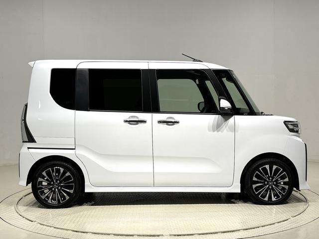 タントカスタムＲＳ　バックモニター　電動パーキングブレーキＬＥＤヘッドライト・フォグランプ　後席両側パワースライドドア　運転席・助手席シートヒーター　オートライト　サイドエアバッグ　オートエアコン　キーフリーシステム　純正１５インチアルミホイール（広島県）の中古車