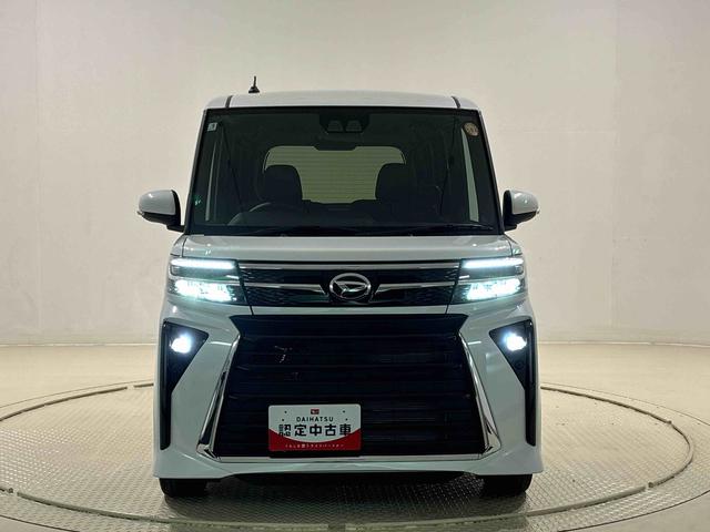 タントカスタムＲＳ　バックモニター　電動パーキングブレーキＬＥＤヘッドライト・フォグランプ　後席両側パワースライドドア　運転席・助手席シートヒーター　オートライト　サイドエアバッグ　オートエアコン　キーフリーシステム　純正１５インチアルミホイール（広島県）の中古車