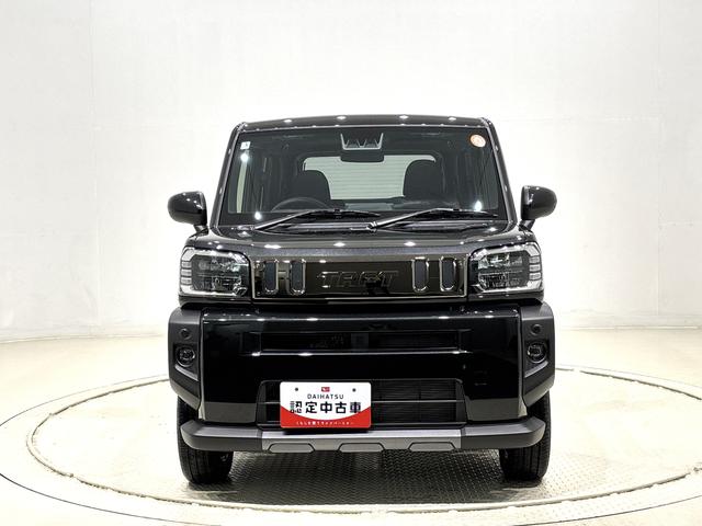 タフトＧ　ダーククロムベンチャー　バックモニター対応カメラスカイフィールトップ　クロムパック　インテリアアクセント　ＬＥＤオートハイビーム＆フォグランプ　電動パーキングブレーキ　バックカメラ　アルミホイール（広島県）の中古車