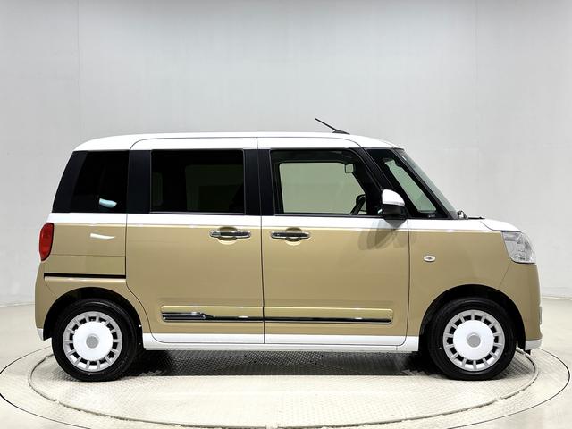 ムーヴキャンバスストライプスＧＲ７年式／メーカー保証（保証継承付）／延長保証追加／ＬＥＤオートライト・フォグランプ／電動パーキングブレーキ／プッシュボタンスタート／バックカメラ（広島県）の中古車