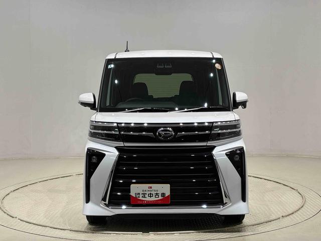 タントカスタムＲＳＬＥＤオートライト　パワースライドドアウェルカムオープン機能　電動パーキングブレーキ　運転席助手席シートヒーター　アルミホイール　キーフリーシステム　　オート電動格納式ドアミラー（広島県）の中古車