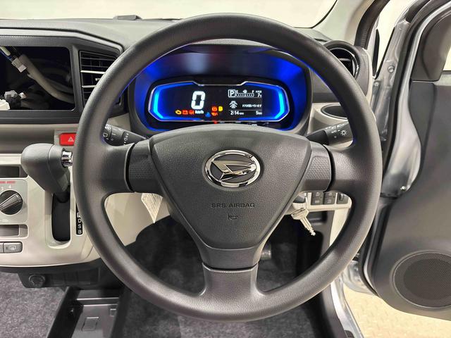 ミライースＸ　ＳＡIIIＬＥＤヘッドランプ　セキュリティアラーム　コーナーセンサー　１４インチフルホイールキャップ　キーレスエントリー　電動格納式ドアミラー　ショツピングフック　マニュアルエアコン（広島県）の中古車