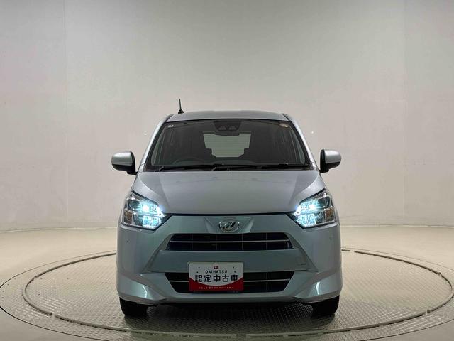 ミライースＸ　ＳＡIIIＬＥＤヘッドランプ　セキュリティアラーム　コーナーセンサー　１４インチフルホイールキャップ　キーレスエントリー　電動格納式ドアミラー　ショツピングフック　マニュアルエアコン（広島県）の中古車