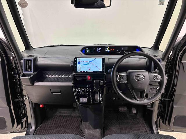 タントカスタムＲＳ　ナビ　ドラレコ　ＥＴＣ　パノラマモニターＬＥＤオートライト　パワースライドドアウェルカムオープン機能　オート電動格納式ドアミラー　助手席ロングスライド　助手席イージークローザー（広島県）の中古車