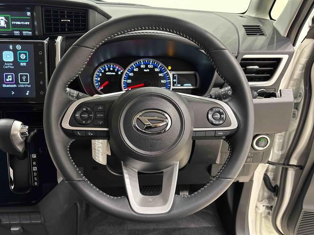 トールカスタムＧ　９インチディスプレイオーディオ　キーフリー全車速追従機能付ＡＣＣ　電動パーキングブレーキ　オートブレーキホールド機能　両側電動スライドドア　１４インチアルミホイール　本革巻ステアリングホイール（広島県）の中古車