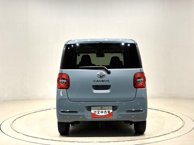 ムーヴキャンバスセオリーＧＬＥＤオートライト・フォグランプ　電動パーキングブレーキ　プッシュボタンスタート　セキュリティアラーム　バックカメラ　両側パワースライドドアウエルカムオープン機能　オート電動格納式ドアミラー（広島県）の中古車