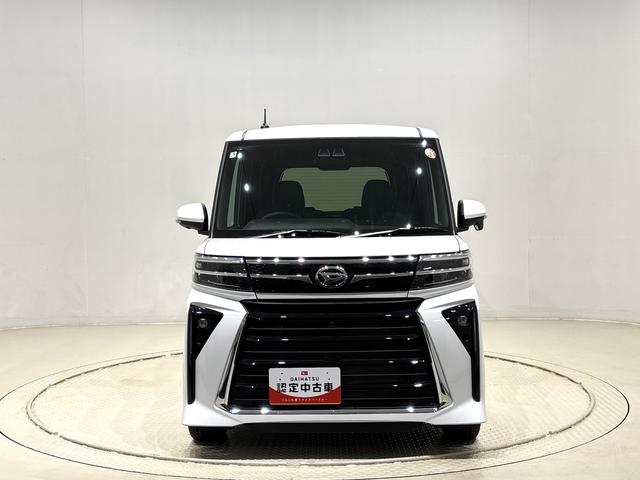 タントカスタムRSLEDオートライト パワースライドドアウェルカムオープン機能 電動パーキングブレーキ 運転席助手席シートヒーター アルミホイール キーフリーシステム オート電動格納式ドアミラー(広島県)の中古車