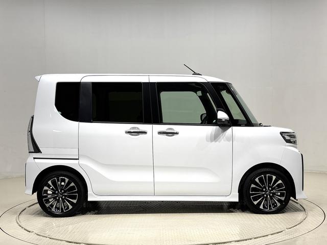 タントカスタムRSLEDオートライト パワースライドドアウェルカムオープン機能 電動パーキングブレーキ 運転席助手席シートヒーター アルミホイール キーフリーシステム オート電動格納式ドアミラー(広島県)の中古車