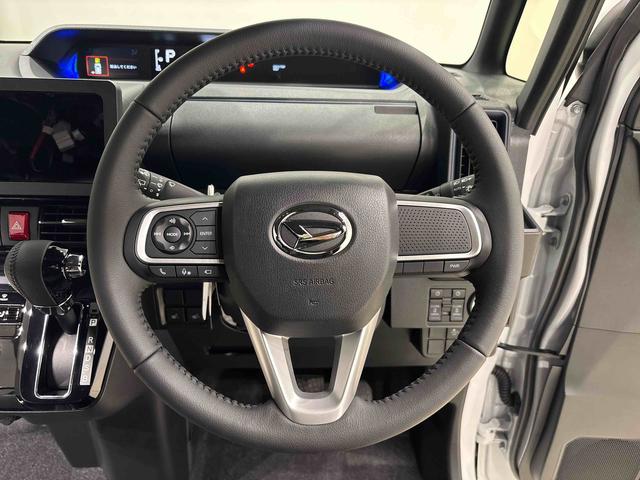 タントカスタムRSLEDオートライト パワースライドドアウェルカムオープン機能 電動パーキングブレーキ 運転席助手席シートヒーター アルミホイール キーフリーシステム オート電動格納式ドアミラー(広島県)の中古車