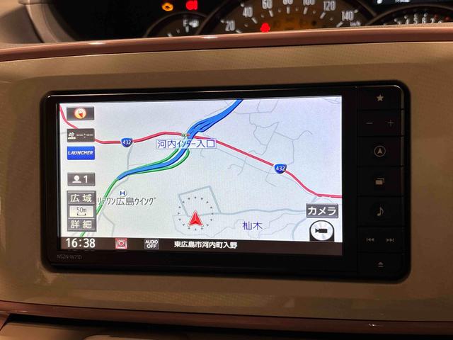 ムーヴキャンバスＧメイクアップＶＳ　ＳＡIII　ナビ　ドラレコ　ＥＴＣＬＥＤヘッドランプ・フォグランプ　置き楽ボックス　オートライト　プッシュボタンスタート　セキュリティアラーム　パノラマモニター対応カメラ　両側パワースライドドア（広島県）の中古車