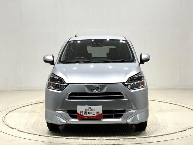 ミライースX リミテッドSAIIILEDヘッドランプ セキュリティアラーム コーナーセンサー 14インチフルホイールキャップ キーレスエントリー 電動格納式ドアミラー ショツピングフック マニュアルエアコン(広島県)の中古車