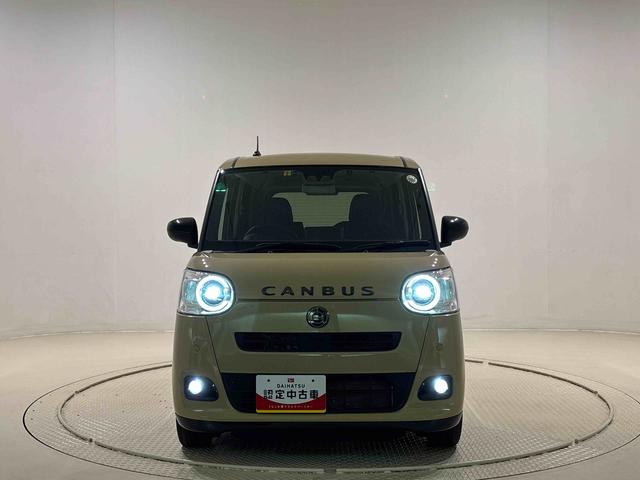 ムーヴキャンバスセオリーGターボ ナビ・バックカメラ・ドラレコ・ETCLEDオートライト・フォグランプ 電動パーキングブレーキ プッシュボタンスタート セキュリティアラーム バックカメラ 両側パワースライドドアウエルカムオープン機能 オート電動格納式ドアミラー(広島県)の中古車