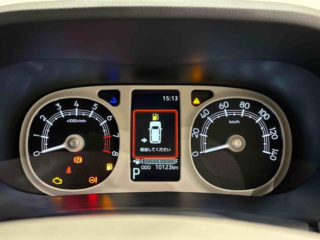 ムーヴキャンバスストライプスＧ　バックモニター対応　電動パーキングブレーキＬＥＤオートライト・フォグランプ　電動パーキングブレーキ　プッシュボタンスタート　セキュリティアラーム　バックカメラ　両側パワースライドドアウエルカムオープン機能　オート電動格納式ドアミラー（広島県）の中古車