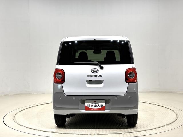 ムーヴキャンバスストライプスＧ　両側電動スライドドア　衝突回避支援システムＬＥＤオートライト・フォグランプ　電動パーキングブレーキ　プッシュボタンスタート　セキュリティアラーム　バックカメラ　両側パワースライドドアウエルカムオープン機能　オート電動格納式ドアミラー（広島県）の中古車