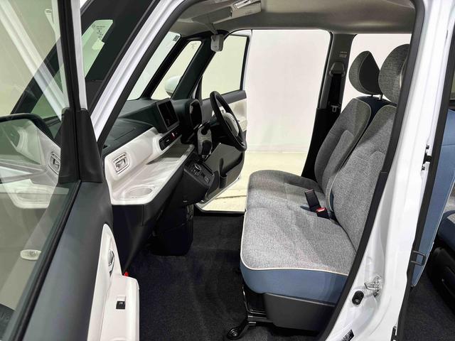 ムーヴキャンバスストライプスＧ　両側電動スライドドア　衝突回避支援システムＬＥＤオートライト・フォグランプ　電動パーキングブレーキ　プッシュボタンスタート　セキュリティアラーム　バックカメラ　両側パワースライドドアウエルカムオープン機能　オート電動格納式ドアミラー（広島県）の中古車