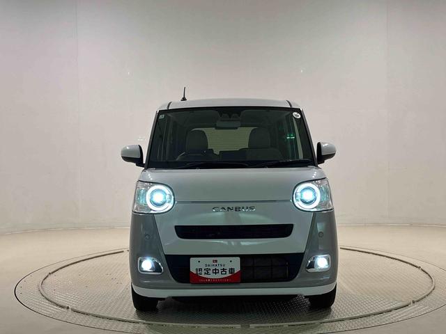 ムーヴキャンバスストライプスＧ　両側電動スライドドア　衝突回避支援システムＬＥＤオートライト・フォグランプ　電動パーキングブレーキ　プッシュボタンスタート　セキュリティアラーム　バックカメラ　両側パワースライドドアウエルカムオープン機能　オート電動格納式ドアミラー（広島県）の中古車