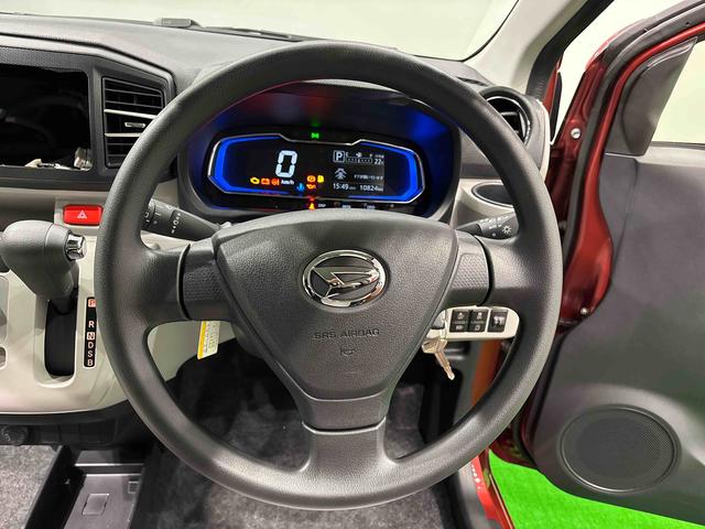 ミライースX SAIII LEDオートライト バックカメラ キーレスLEDヘッドランプ セキュリティアラーム コーナーセンサー 14インチフルホイールキャップ キーレスエントリー 電動格納式ドアミラー ショツピングフック マニュアルエアコン(広島県)の中古車