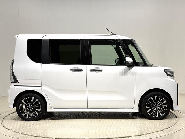 タントカスタムＲＳ　バックモニター対応　電動パーキングブレーキＬＥＤオートライト　パワースライドドアウェルカムオープン機能　オート電動格納式ドアミラー　助手席ロングスライド　助手席イージークローザー　アルミホイール　キーフリーシステム（広島県）の中古車
