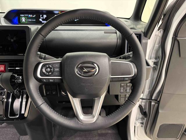 タントカスタムＲＳ　バックモニター対応　電動パーキングブレーキＬＥＤオートライト　パワースライドドアウェルカムオープン機能　オート電動格納式ドアミラー　助手席ロングスライド　助手席イージークローザー　アルミホイール　キーフリーシステム（広島県）の中古車