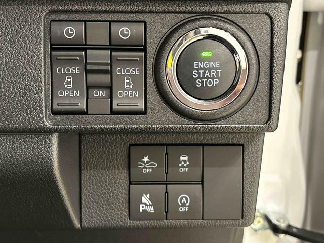 ムーヴキャンバスストライプスＧターボＬＥＤオートライト・フォグランプ　電動パーキングブレーキ　プッシュボタンスタート　セキュリティアラーム　バックカメラ　両側パワースライドドアウエルカムオープン機能　オート電動格納式ドアミラー（広島県）の中古車