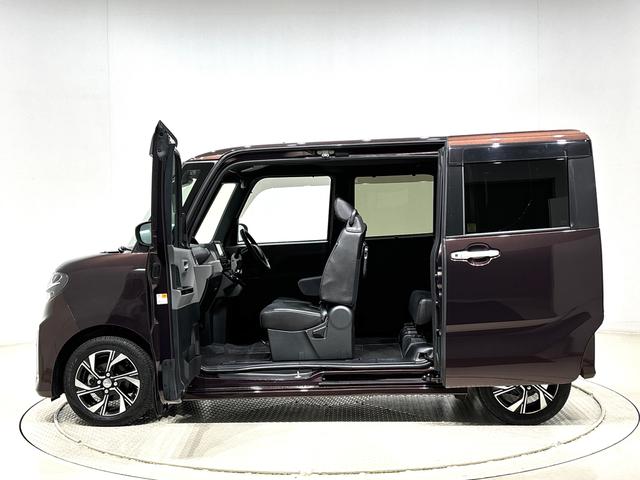 タントカスタムXセレクションナビ パノラマモニター LEDオートライト パワースライドドアウェルカムオープン機能 運転席ロングスライドシ−ト 助手席ロングスライド 助手席イージークローザー アルミホイール キーフリーシステム(広島県)の中古車