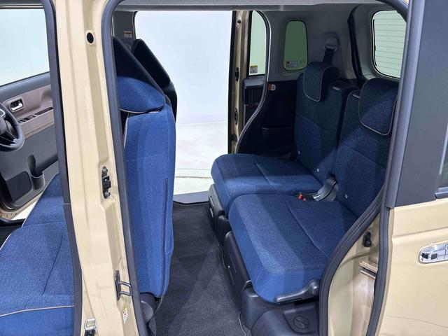 ムーヴキャンバスセオリーＧ　バックモニター対応　電動パーキングブレーキＬＥＤオートライト・フォグランプ　電動パーキングブレーキ　プッシュボタンスタート　セキュリティアラーム　バックカメラ　両側パワースライドドアウエルカムオープン機能　オート電動格納式ドアミラー（広島県）の中古車