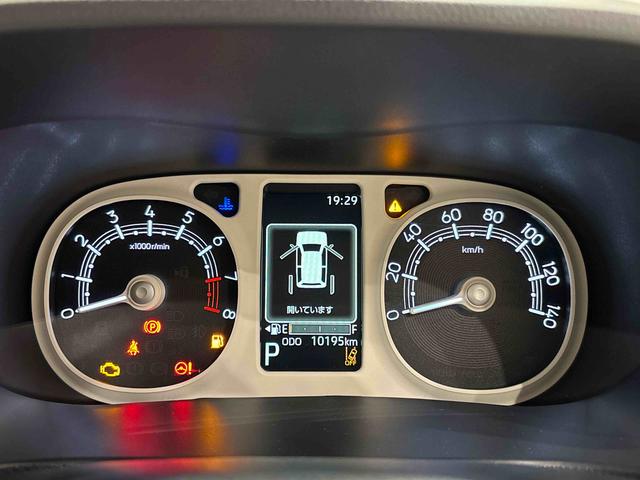 ムーヴキャンバスストライプスＧ　バックモニター対応　電動パーキングブレーキＬＥＤオートライト・フォグランプ　電動パーキングブレーキ　プッシュボタンスタート　セキュリティアラーム　バックカメラ　両側パワースライドドアウエルカムオープン機能　オート電動格納式ドアミラー（広島県）の中古車