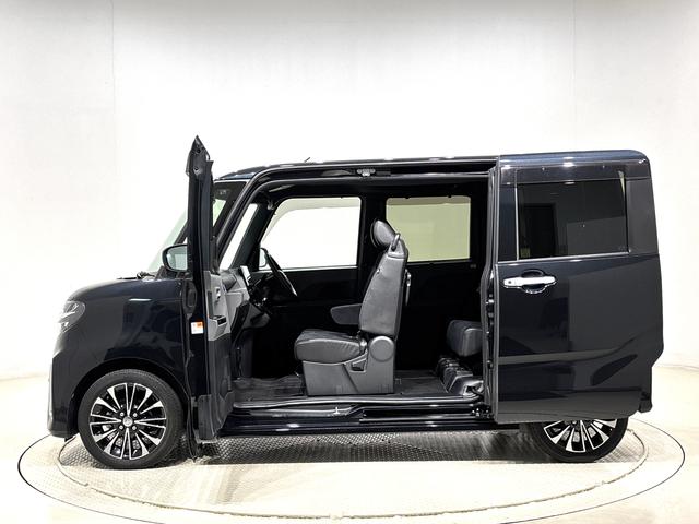 タントカスタムRS ナビ・ドラレコ・パノラマナビ パノラマ ドラレコ ETC LEDオートライト パワースライドドア 運転席ロングスライドシ−ト 助手席ロングスライド 助手席イージークローザー アルミホイール キーフリーシステム(広島県)の中古車