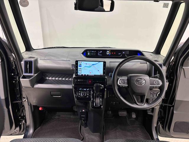 タントカスタムRS ナビ・ドラレコ・パノラマナビ パノラマ ドラレコ ETC LEDオートライト パワースライドドア 運転席ロングスライドシ−ト 助手席ロングスライド 助手席イージークローザー アルミホイール キーフリーシステム(広島県)の中古車