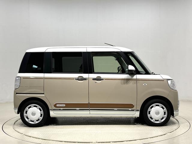 ムーヴキャンバスＧメイクアップＶＳ　ＳＡIII　ナビ　ドライブレコーダーＬＥＤヘッドランプ・フォグランプ　置き楽ボックス　オートライト　プッシュボタンスタート　セキュリティアラーム　パノラマモニター対応カメラ　両側パワースライドドア（広島県）の中古車