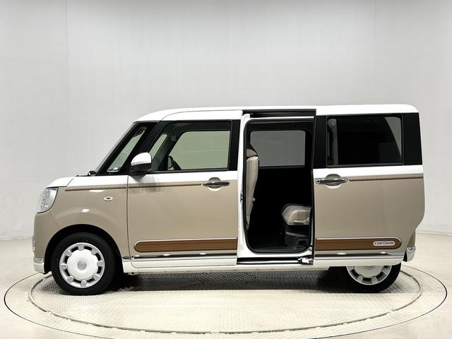 ムーヴキャンバスＧメイクアップＶＳ　ＳＡIII　ナビ　ドライブレコーダーＬＥＤヘッドランプ・フォグランプ　置き楽ボックス　オートライト　プッシュボタンスタート　セキュリティアラーム　パノラマモニター対応カメラ　両側パワースライドドア（広島県）の中古車