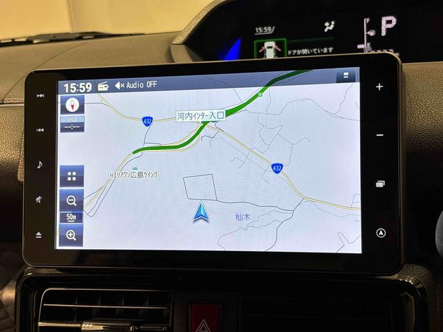 タントカスタムＸ　カーナビ　ドラレコ　ＥＴＣ車載器ＬＥＤオートライト　パワースライドドアウェルカムオープン機能　オート電動格納式ドアミラー　助手席ロングスライド　助手席イージークローザー　アルミホイール　キーフリーシステム（広島県）の中古車