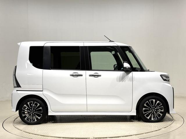 タントカスタムＲＳＬＥＤオートライト　パワースライドドアウェルカムオープン機能　電動パーキングブレーキ　運転席助手席シートヒーター　アルミホイール　キーフリーシステム　　オート電動格納式ドアミラー（広島県）の中古車