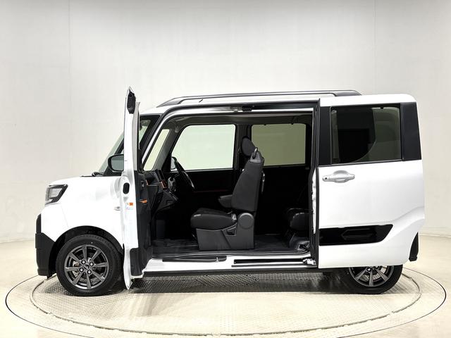 タントファンクロス　バックモニター対応　電動パーキングブレーキＬＥＤオートライト　パワースライドドアウェルカムオープン機能　電動格納式ドアミラー　助手席ロングスライド　助手席イージークローザー　　セキュリティアラーム　キーフリーシステム（広島県）の中古車