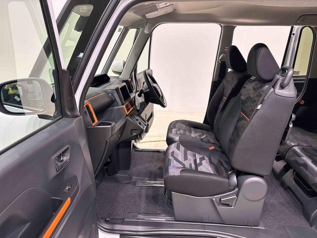 タントファンクロス　バックモニター対応　電動パーキングブレーキＬＥＤオートライト　パワースライドドアウェルカムオープン機能　電動格納式ドアミラー　助手席ロングスライド　助手席イージークローザー　　セキュリティアラーム　キーフリーシステム（広島県）の中古車