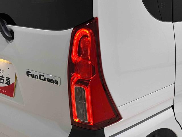 タントファンクロス　バックモニター対応　電動パーキングブレーキＬＥＤオートライト　パワースライドドアウェルカムオープン機能　電動格納式ドアミラー　助手席ロングスライド　助手席イージークローザー　　セキュリティアラーム　キーフリーシステム（広島県）の中古車