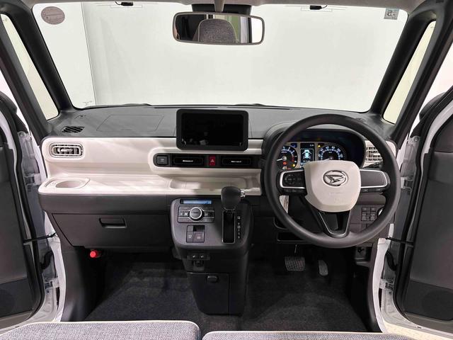 ムーヴキャンバスストライプスＧＬＥＤオートライト・フォグランプ　電動パーキングブレーキ　プッシュボタンスタート　セキュリティアラーム　バックカメラ　両側パワースライドドアウエルカムオープン機能　オート電動格納式ドアミラー（広島県）の中古車