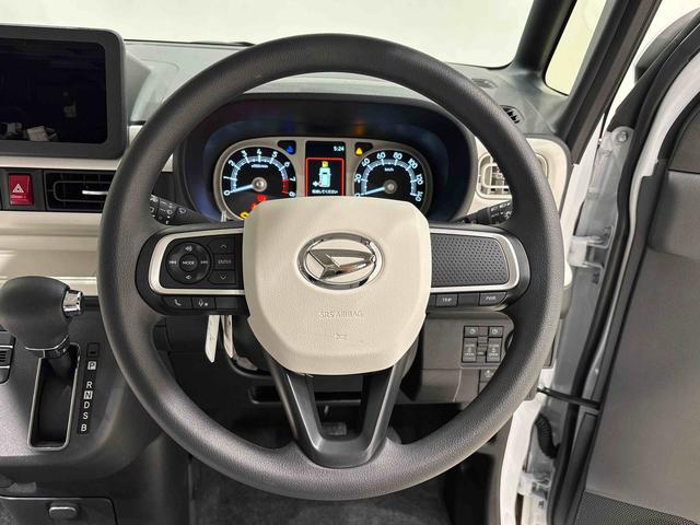 ムーヴキャンバスストライプスＧＬＥＤオートライト・フォグランプ　電動パーキングブレーキ　プッシュボタンスタート　セキュリティアラーム　バックカメラ　両側パワースライドドアウエルカムオープン機能　オート電動格納式ドアミラー（広島県）の中古車