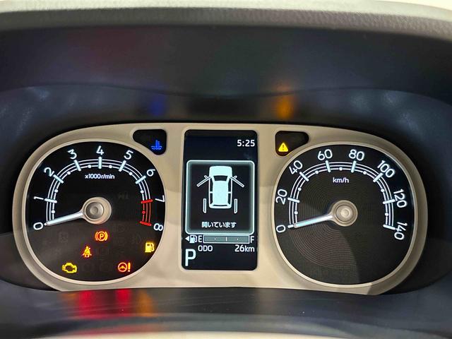 ムーヴキャンバスストライプスＧＬＥＤオートライト・フォグランプ　電動パーキングブレーキ　プッシュボタンスタート　セキュリティアラーム　バックカメラ　両側パワースライドドアウエルカムオープン機能　オート電動格納式ドアミラー（広島県）の中古車