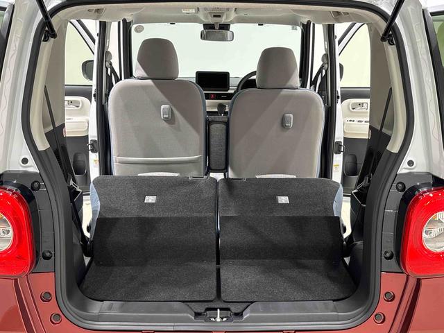 ムーヴキャンバスストライプスＧＬＥＤオートライト・フォグランプ　電動パーキングブレーキ　プッシュボタンスタート　セキュリティアラーム　バックカメラ　両側パワースライドドアウエルカムオープン機能　オート電動格納式ドアミラー（広島県）の中古車