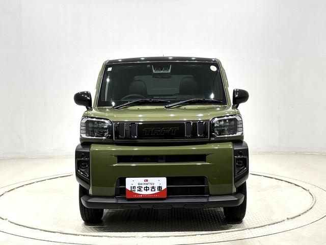 タフトＧターボ　ブラックパック　９インチディスプレイオーディオスカイフィールトップ　ＬＥＤオートライト　オートハイビーム　フロントフォグランプ　シートヒーター　プッシュボタンスタート　キーフリーシステム　電動パーキングブレーキ　バックカメラ　アルミホイール（広島県）の中古車