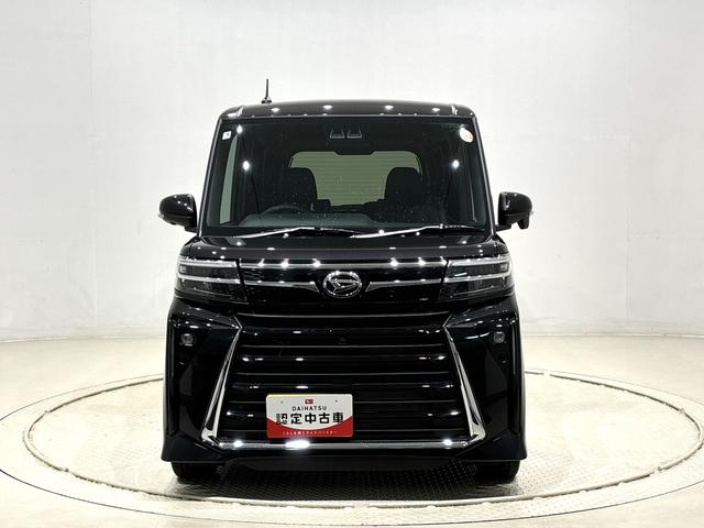 タントカスタムRSLEDオートライト パワースライドドアウェルカムオープン機能 電動パーキングブレーキ 運転席助手席シートヒーター アルミホイール キーフリーシステム オート電動格納式ドアミラー(広島県)の中古車