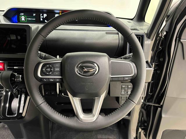 タントカスタムRSLEDオートライト パワースライドドアウェルカムオープン機能 電動パーキングブレーキ 運転席助手席シートヒーター アルミホイール キーフリーシステム オート電動格納式ドアミラー(広島県)の中古車