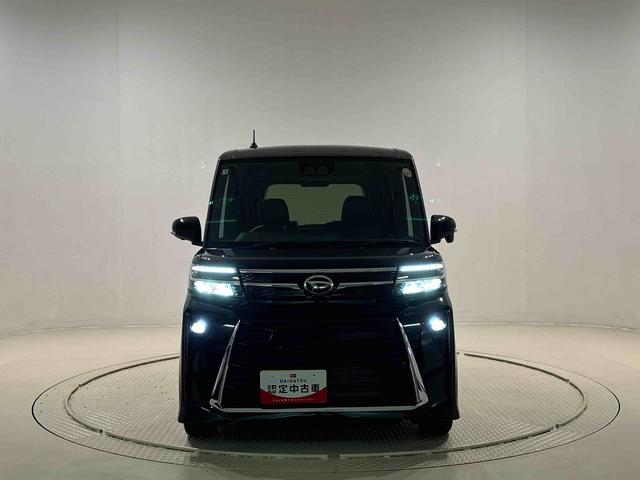 タントカスタムRSLEDオートライト パワースライドドアウェルカムオープン機能 電動パーキングブレーキ 運転席助手席シートヒーター アルミホイール キーフリーシステム オート電動格納式ドアミラー(広島県)の中古車